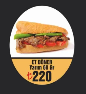 Yarım Ekmek Et Döner